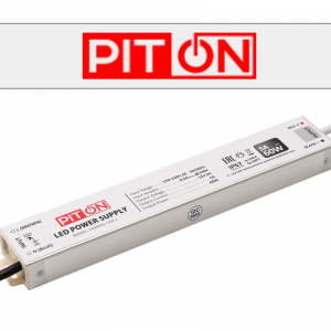 Блок питания PITON в алюминиевом SLIM корпусе для улицы 12В