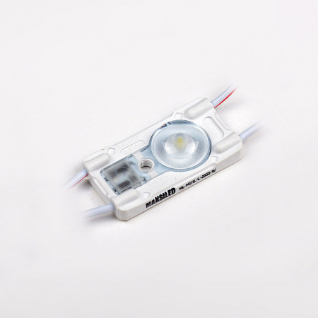 Модуль с линзой MAKSILED серии HL,1 диод белого свечения, 0,6Вт, (ML-M1HL-L-2835-W)