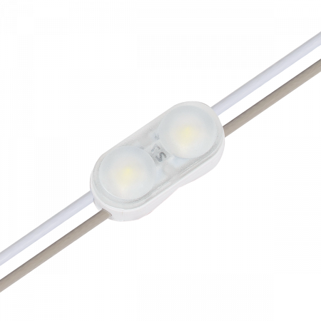 Модуль с линзой MAKSILED Super Small 2 диода, белый холодный 8000К